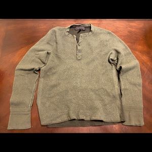 Mens Rag & Bone Henley Olive Medium (now a SMALL)